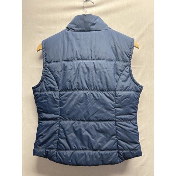 Aeropostale Women’s Large Purple Blue Puffer Vest Full Zip - Picture 4 of 7